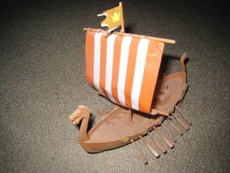 北海小英雄模型挪威木船組含人偶(圖2.3)