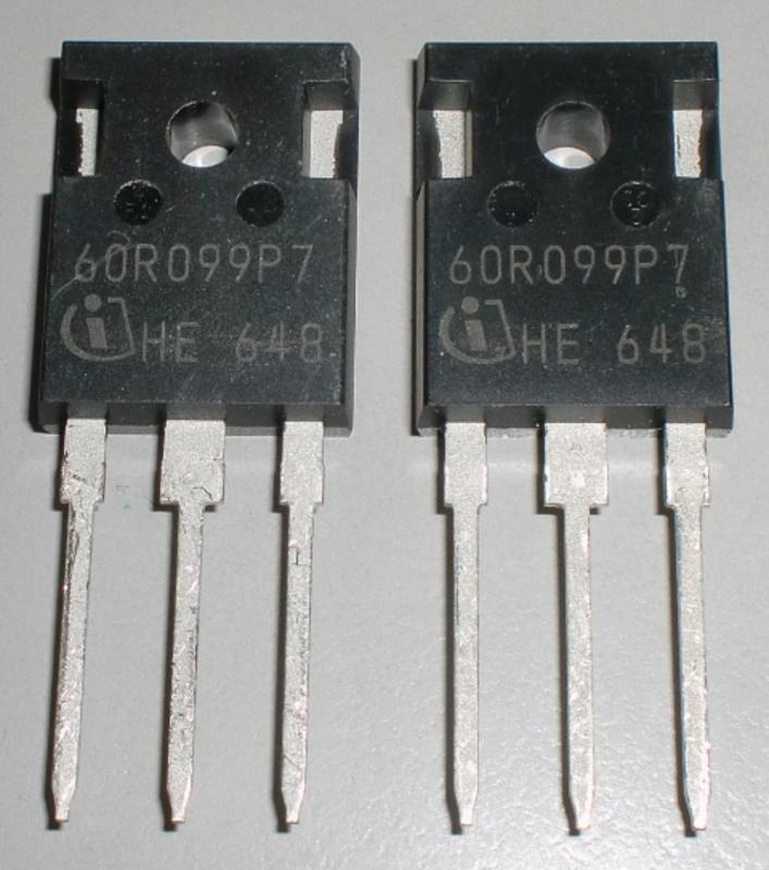 場效電晶體 (INFINEON IPW60R099P7 ) (N-CH) 600V 31A 99mΩ, 60R099P7