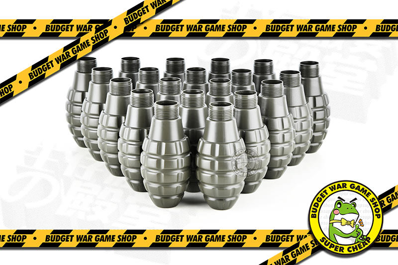 【激安生存】SG氣爆手榴彈 外殼補充包 Mk2 造型空瓶 20入 鳳梨 ~O226