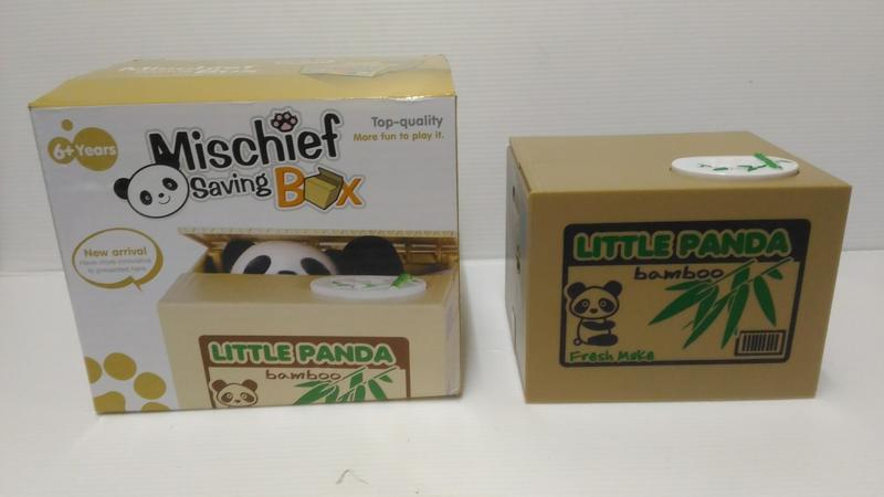 Mischief saving box 熊貓存錢筒 撲滿