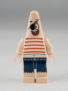 LEGO 樂高 海綿寶寶 派大星 海盜 Patrick - Pirate 3817