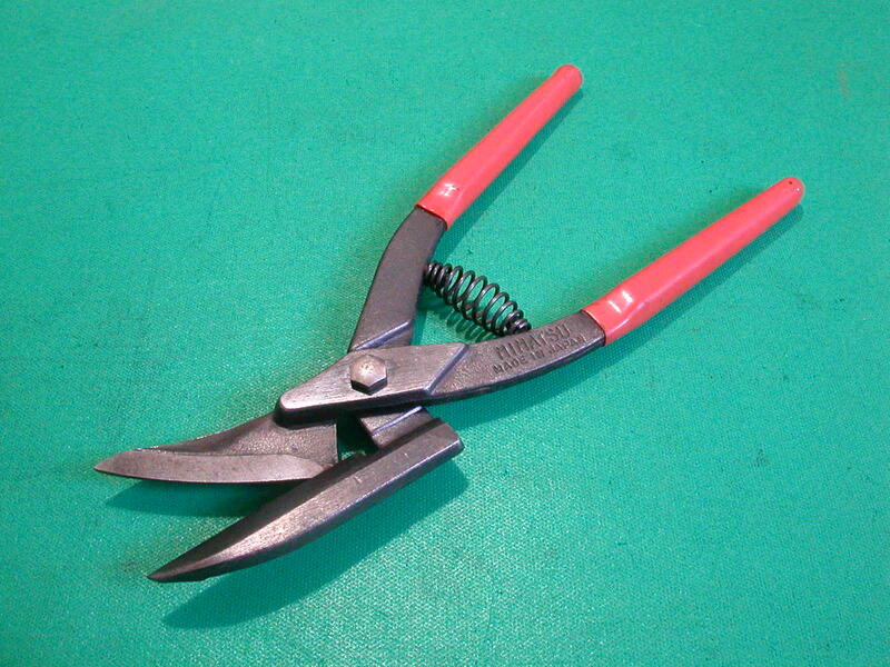 二手 日本製 MIMATSU 直剪 浪板剪 (透明 塑膠 浪板 金屬薄板 鐵皮剪 剪刀 工具)