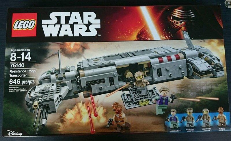 (STH)現貨 不挑盒況  LEGO 星際大戰-Resistance Troop Transporter 75140