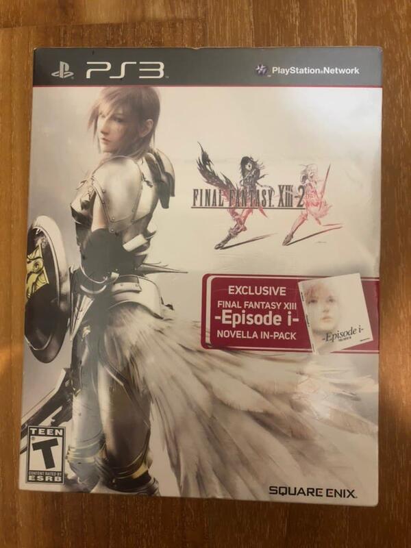 全新 PS3 Final Fantasy XIII-2 Novella (美版) 太空戰士13-2 最終幻想13-2