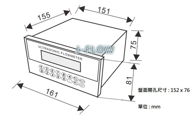 J-Flow 夾管式流量計純水溫泉超音波流量計ULTRASONIC FLOWMETER 高溫超