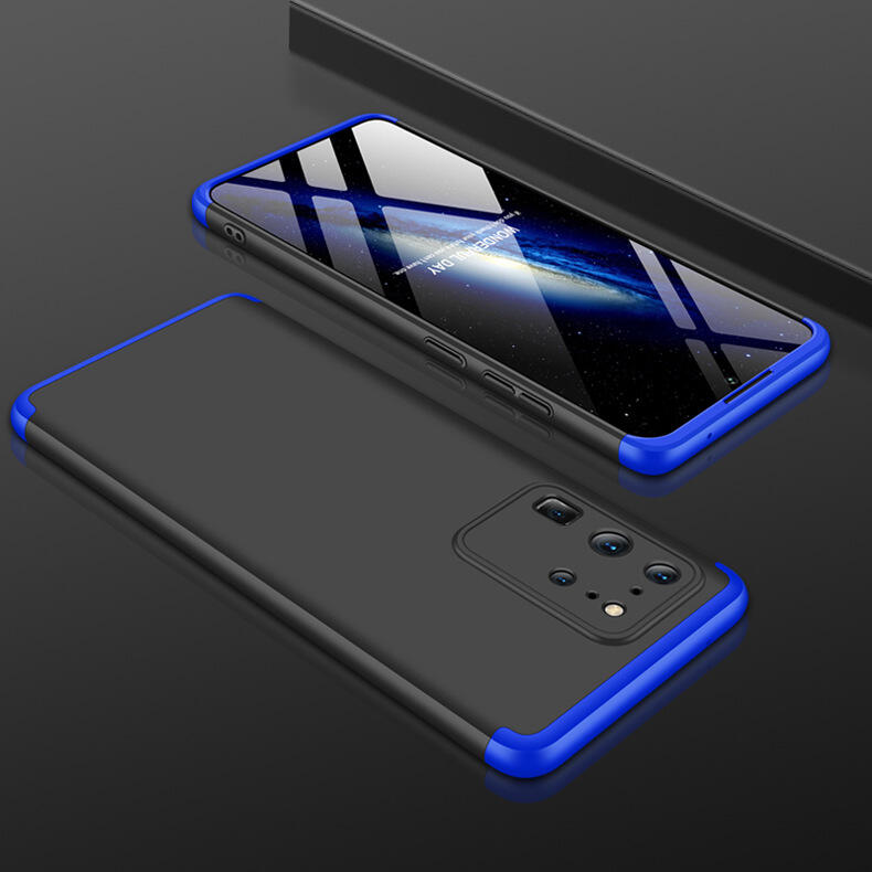 GMO 4免運贈水凝膜Samsung三星S20 Ultra 6.9吋GKK360度 藍黑藍3段全包殼手機殼套保護套