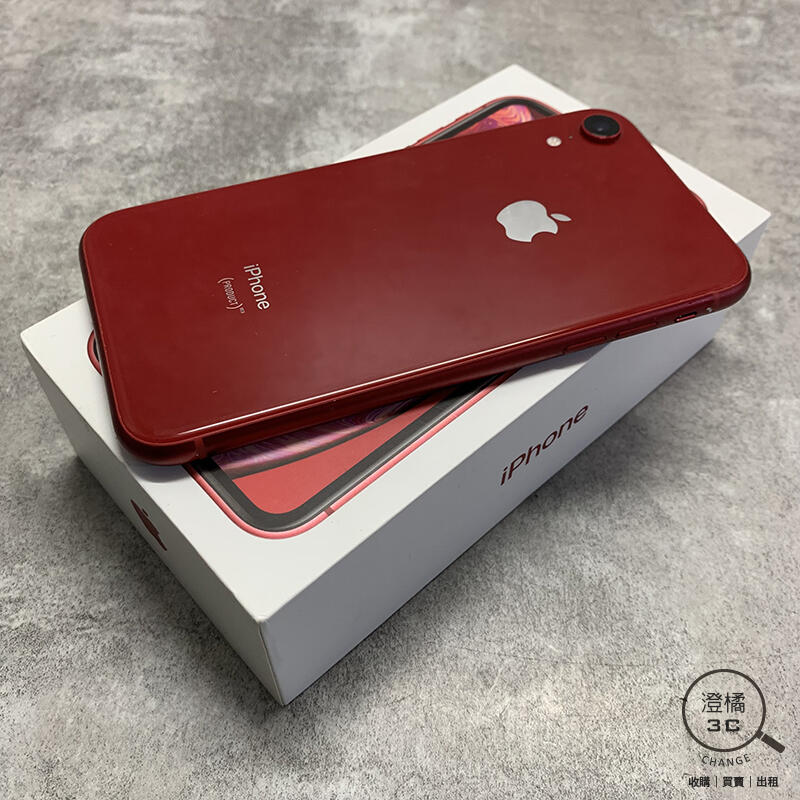 澄橘』Apple iPhone XR 64G 64GB (6.1吋) 紅《歡迎折抵手機租借