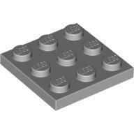 全新LEGO樂高淺灰色薄板【11212】Plate 3x3 (P9) 6015347