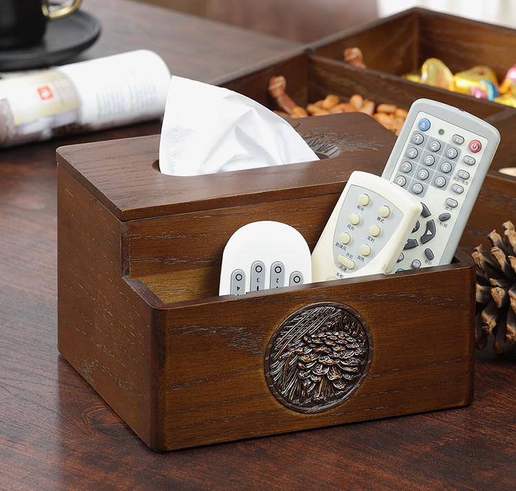 客廳紙巾盒遙控器收納盒家用桌面茶几紙抽盒 e326310