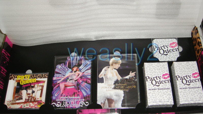 濱崎步Ayumi 派對女王Party queen SPECIAL BOX(日版限定CD+4 DVD+玻璃