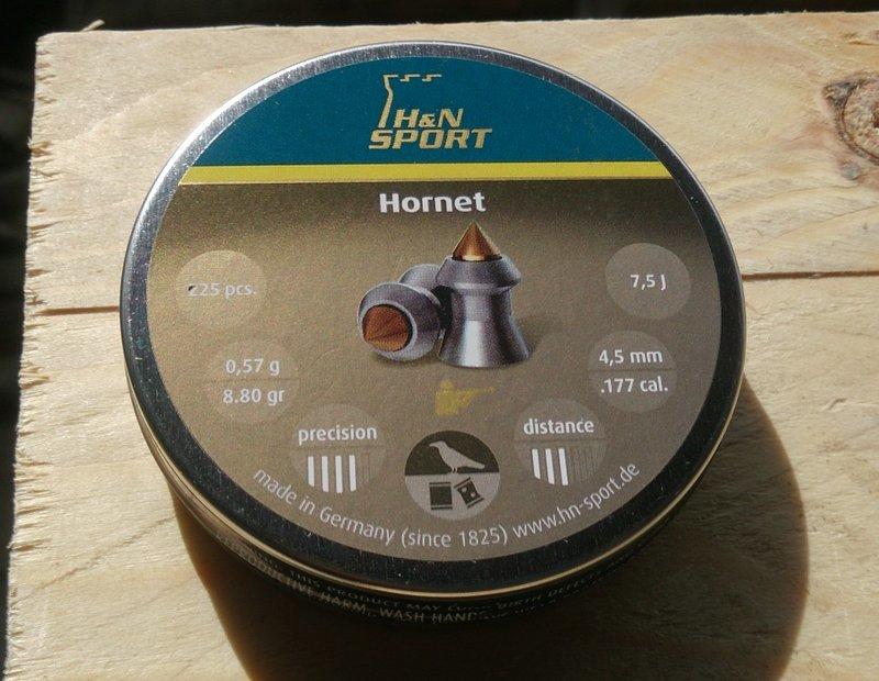 【精品氣槍】德國製 H&N Hornet 4.5mm 0.57g 鉛彈 喇叭彈 馬蜂獵彈 225入