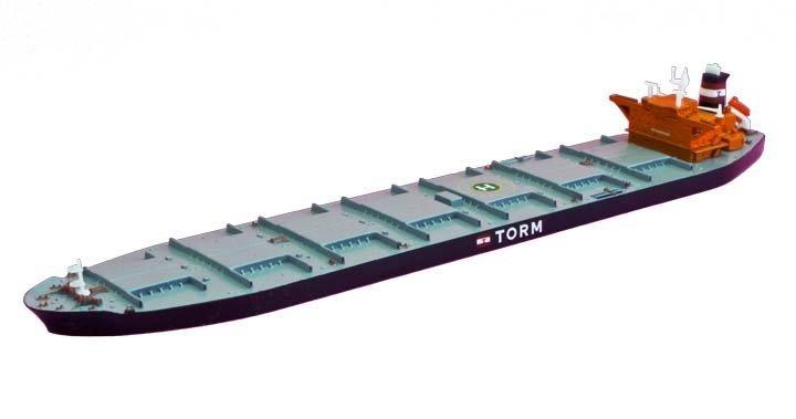 <海權佈局>散裝貨輪-Torm Bulk~比例1/1200合金水線船完成品