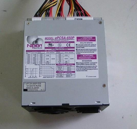 原裝Nipron ePCSA-650P ePCSA-650P-E2S 650W專業設備機醫療電源