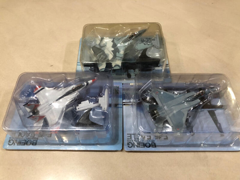 三盒 Takara 1/200 F15 戰機合賣 塗裝不錯