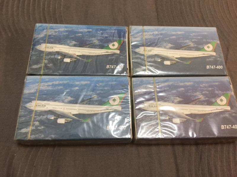 長榮航空 EVA Air 波音747-400 飛機 收藏品 絕版 限量 珍藏版 紀念 撲克牌 收藏 紀念撲克牌