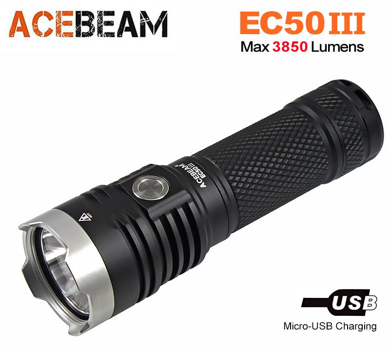 【點子網】ACEBEAM EC50 GEN III 3代 3850流明 原廠鋰電 泛光手電筒 XHP70.2 USB充