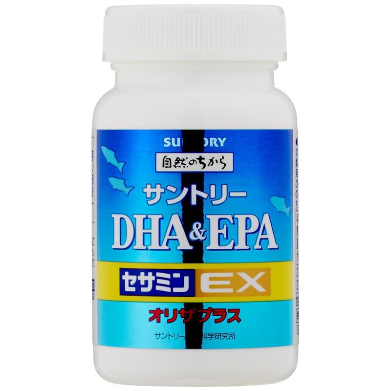 日本 SUNTORY 三得利 魚油 DHA ＆ EPA 芝麻明EX 120錠 境內【哈日酷】