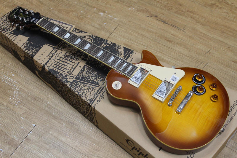 名曲堂樂器】免運Epiphone Les Paul Standard Plustop Pro HB 蜂蜜漸層