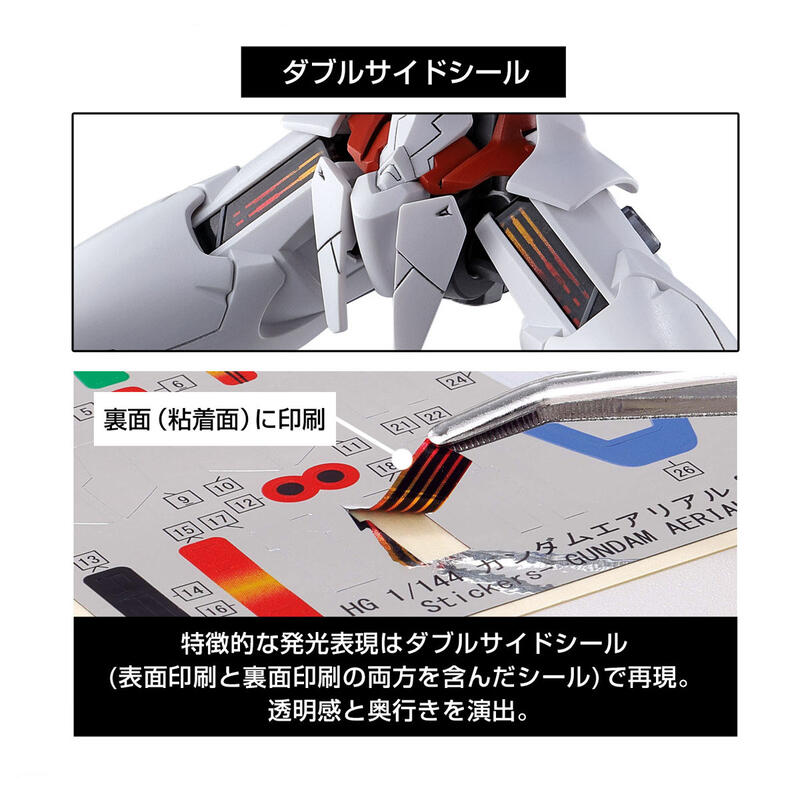 【鋼普拉】現貨 BANDAI 機動戰士鋼彈 水星的魔女 HG 1/144 #03 GUNDAM AERIAL 風靈鋼彈