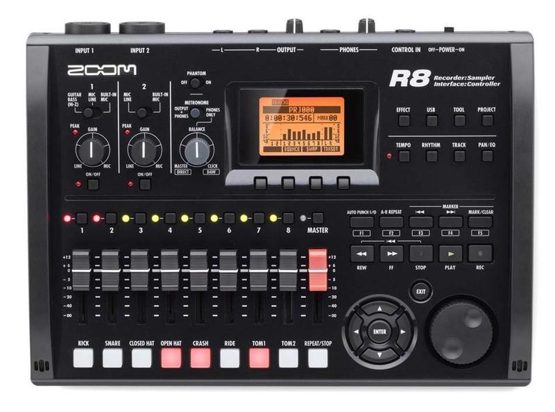 ZOOM R8 專業多軌錄音座 混音 8軌 Mixer 音效處理技術 (公司貨) 愷威電子