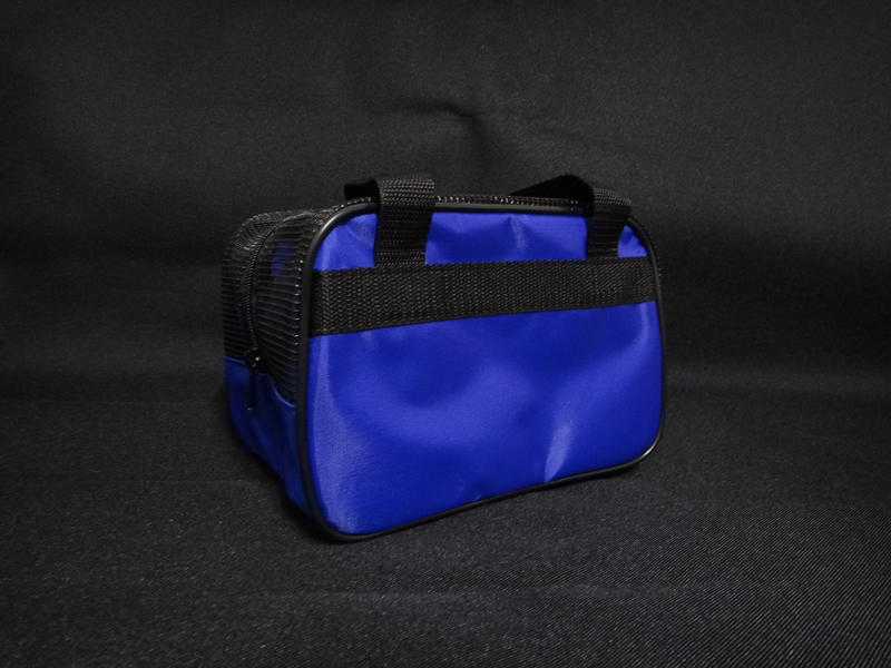 DJE-05 馬卡龍餐袋 餐包 環保便當袋 幼兒園 國小 學生餐袋 便當袋 透氣網面設計 可裝便當盒 全藍+黑上網