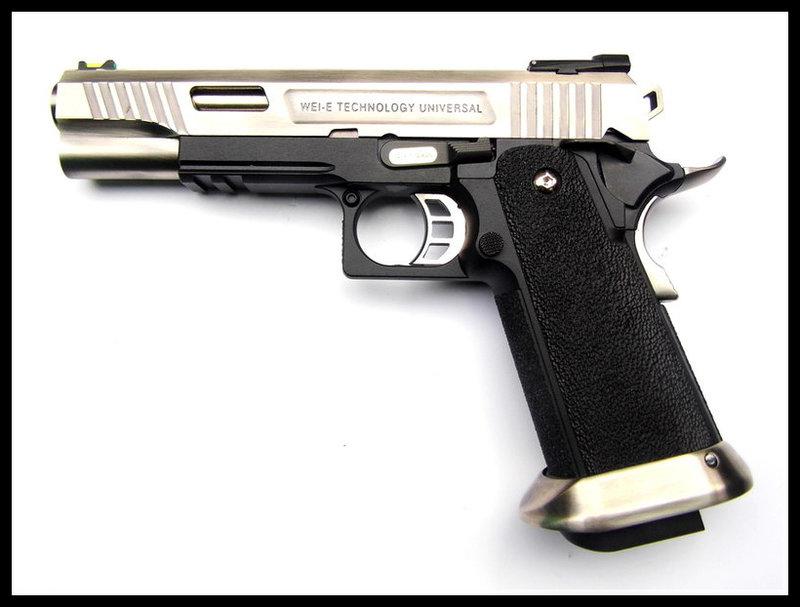 【原型軍品】全新 II 超商免運 WE HI-CAPA 5.1 原力 系列 競技槍 全金屬 瓦斯 手槍 銀色