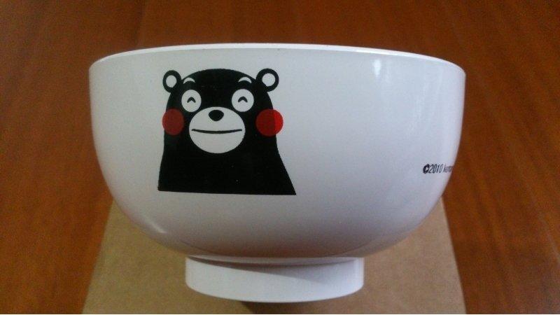 $199/個 , 日本製 日本限定 超人氣 熊本熊 KUMAMON  嬰幼兒碗 (白色)
