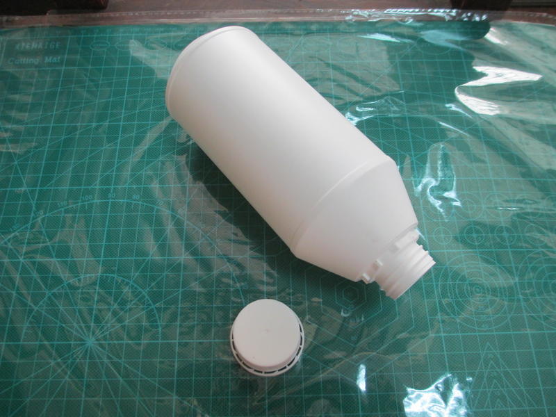 ◎GO五金電子◎ 塑膠空瓶 原封瓶 白蓋 500克 HDPE PE瓶 500ml