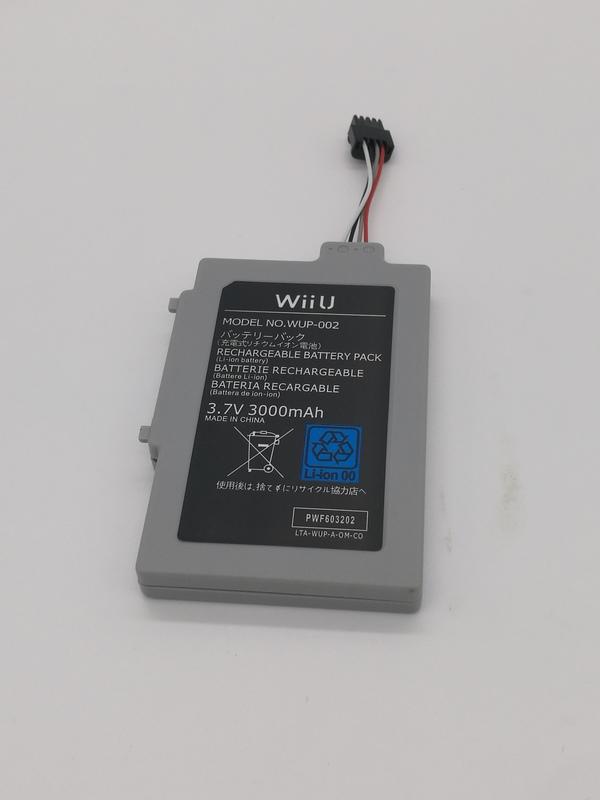 任天堂遊戲機配件wiiu電池WII WII U 3000mAh大容量PAD電池