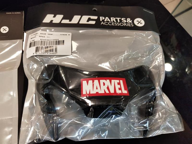  瀧澤部品 HJC RPHA 11 配件 Venom  Marvel 猛毒 原廠尾翼 備品 全罩安全帽 漫威 零件
