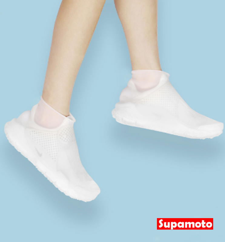 -Supamoto- 矽膠 雨鞋 雨鞋套 鞋套 防水 雨套 橡膠 鞋底 止滑 反光 雨衣