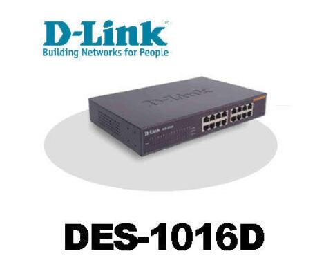 (附發票)D-Link DES-1016D 16埠10/100Mbps桌上型乙太網路交換器