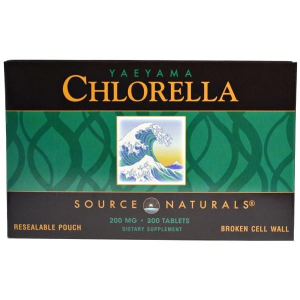 [預購] Source Naturals 100％八重山小球藻 200mg 300粒 Yaeyama Chlorella