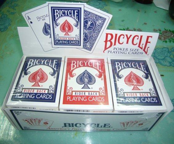 【USPCC 撲克】bicycle 808 撲克牌傳統牌盒藍封標KY廠 紅6藍6