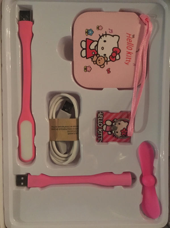 Hello Kitty 行動電源禮盒禮品 凱蒂貓充電寶 8000毫安 可愛 安卓蘋果通用 移動電源 女生最愛生日禮物