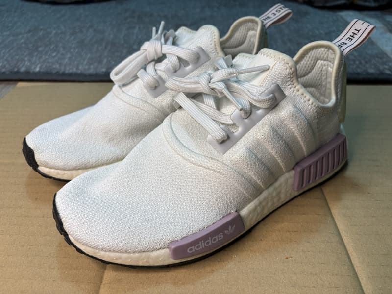 adidas gazelle silver green womens Shop White Mens adidas NMD R1 Lace Up Sneakers – Shoebacca main image 0