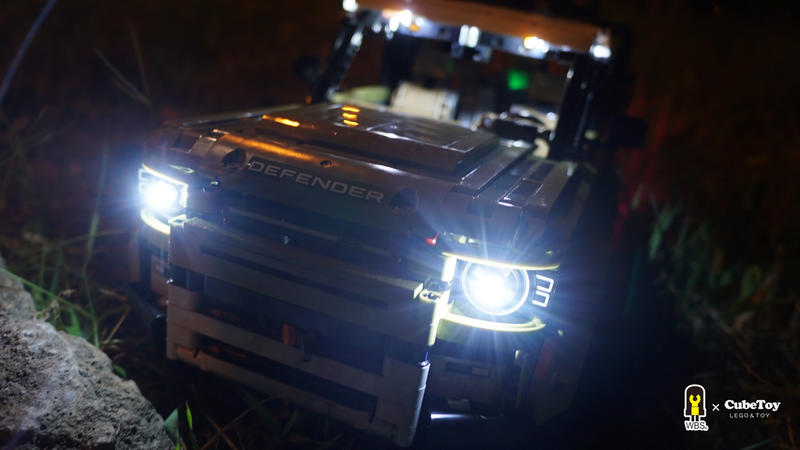 【CubeToy】WBS™ 樂高 LED 燈組 42110 Land Rover Defend 專用包 - LEGO -