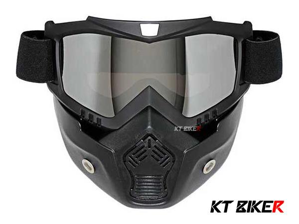 KT BIKER_ 哈雷 復古 面罩 風鏡 越野 CS面罩 護目鏡 頭盔面罩 SHARK RAW 【HDG002】