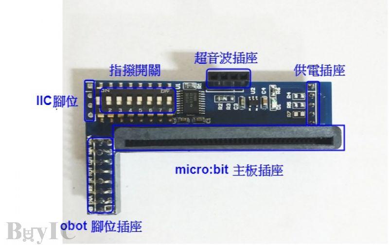 KSB044 oBot 轉 micro:bit 轉接板 (oBot 專用)
