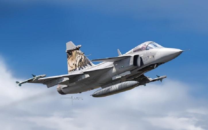 ITALERI 瑞典 獅鷲戰鬥機 性能優異 外銷全球多國使用 1/72 JAS 39 Gripen #1306′