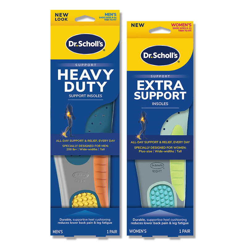 Dr. Scholl's 爽健 腳跟加厚支撐鞋墊 (男用/女用) 適合高個子 男性鞋墊 女性鞋墊【DDBS】