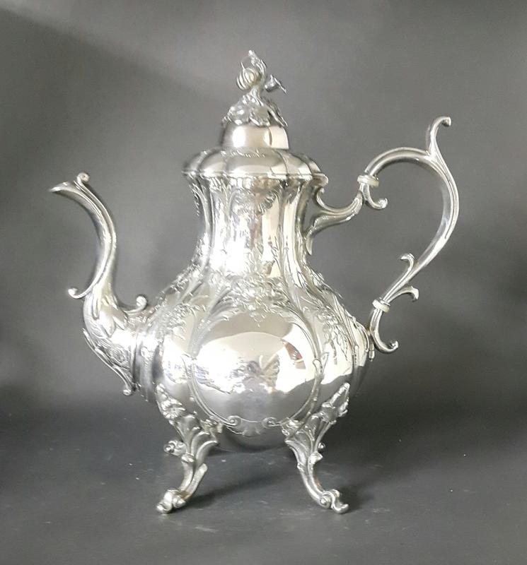 440 高檔英國鍍銀壺（西元1795年）皇家貴族極品 Vintage Silverplate （29公分高） 皇家貴族極