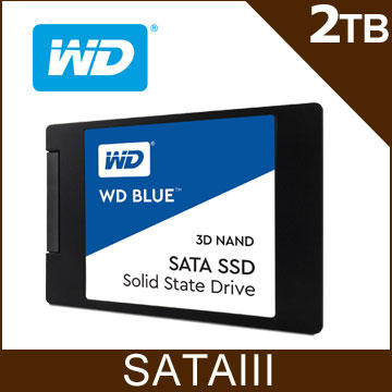 ＊鼎強數位館＊WD SSD 2TB 2.5吋 3D NAND固態硬碟,讀560M/寫530M/TLC/五年保 
