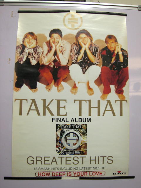 Take That - Greatest Hits 專輯海報 (BMG 1996)