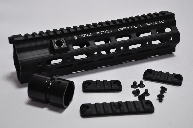 [ A-ONE ]生存遊戲專賣 HAO HK416 GEISSELE SMR 10.5吋魚骨護木 黑色 現貨+預購