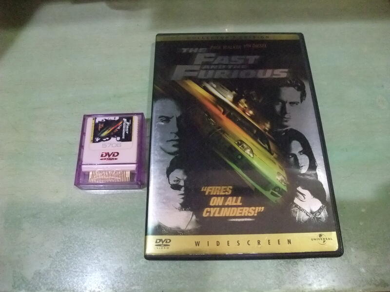 樂庭(DVD)電影:玩命關頭(The Fast And The Furious)(美版1區,附字匣)(保羅沃克&馮迪索)