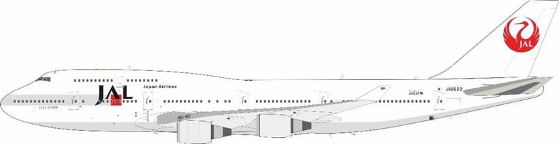 J.FOX 日本航空Japan Airlines B747-400 JA8922 1:200 | 露天市