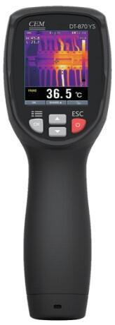 CEM 870YS/CEM DT-870YS人體測溫&工業測溫兩用手持式紅外線熱像儀(可固定)/人臉辨識人體測溫/熱影像