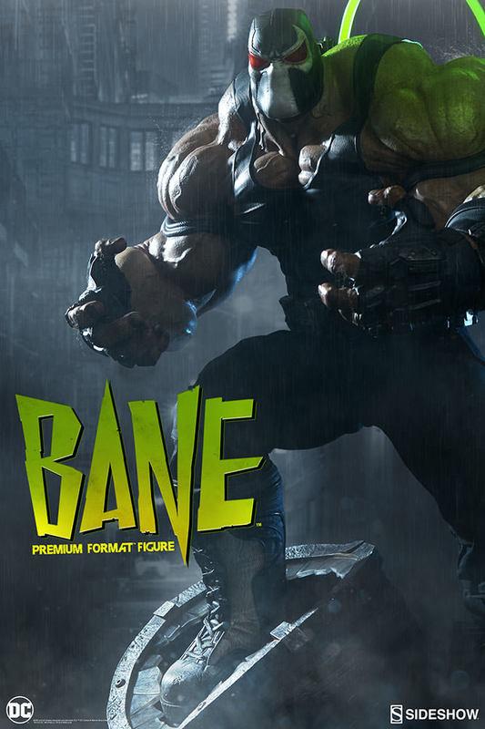 （售完，請勿下標)Sideshow BenToy DC超人系列Bane班恩全身雕像照片SC-300428