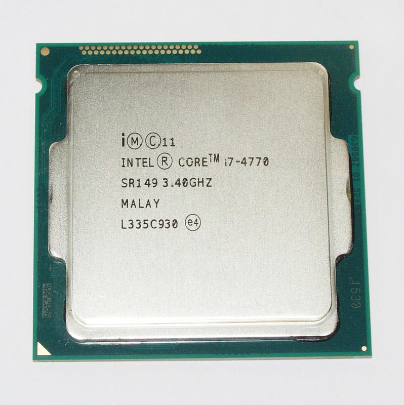【大媽電腦】Intel Core i7-4770 四核心 CPU 1150腳位 3.4G 8M